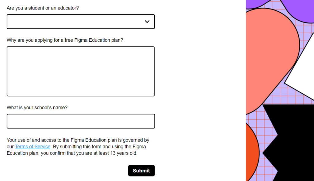 Figma For Students - Application Form